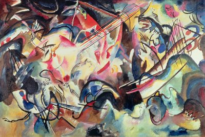 Komposition Nr. 6, 1913 von Wassily Kandinsky